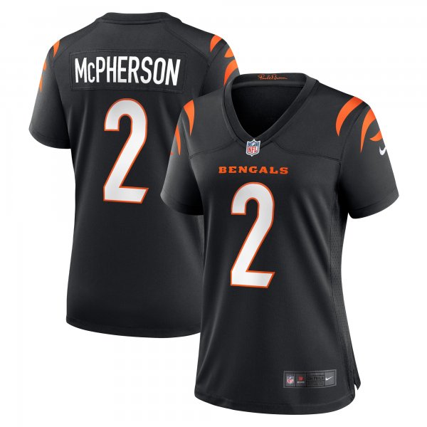 Women's Cincinnati Bengals Evan McPherson Nike Black Game Jersey