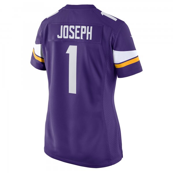 Women's Minnesota Vikings Greg Joseph Nike Purple Game Jersey