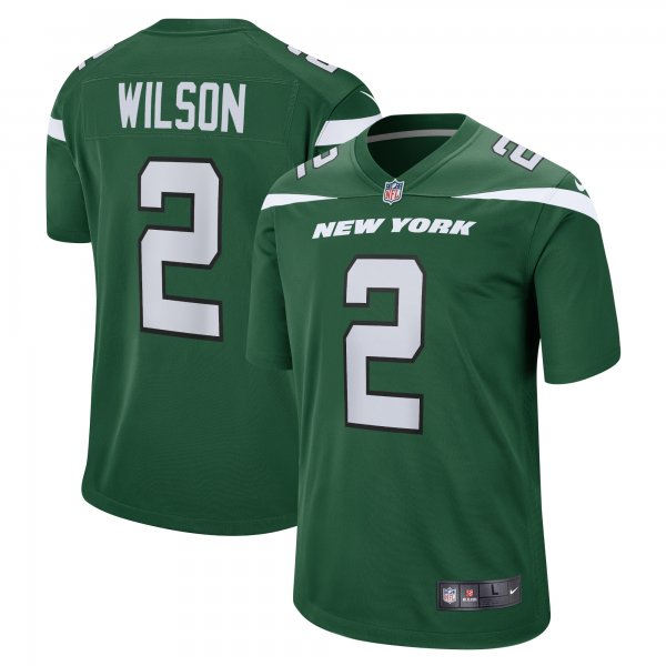 Youth New York Jets Zach Wilson Nike Gotham Green Game Jersey