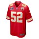 Men's Kansas City Chiefs Creed Humphrey Nike Red Super Bowl LVIII Game Jersey