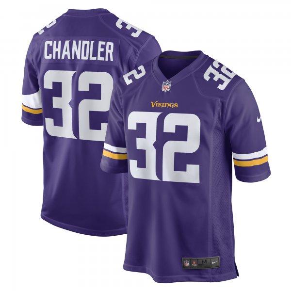 Men's Minnesota Vikings Ty Chandler Nike Purple Game Player Jersey