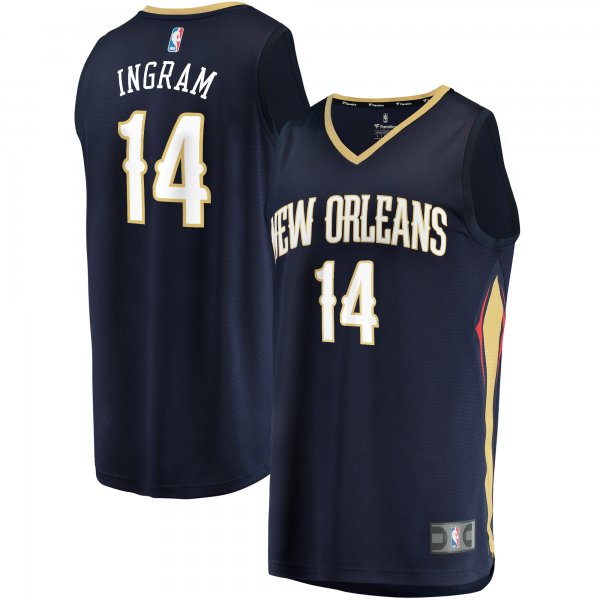 Youth New Orleans Pelicans Brandon Ingram Fanatics Navy Fast Break Replica Jersey - Icon Edition