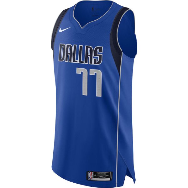 Men's Dallas Mavericks Luka DonÃÂiÃÂ Nike Blue Jersey - Icon Edition