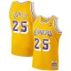 Men's Los Angeles Lakers Ed Jones Mitchell & Ness Gold 1994/95 Hardwood Classics Swingman Jersey