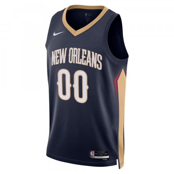 Unisex New Orleans Pelicans Nike Navy 2022/23 Swingman Custom Jersey - Icon Edition