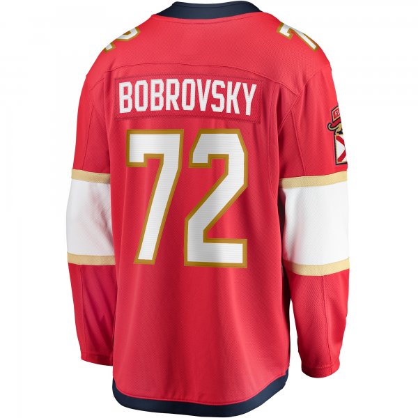 Men's Florida Panthers Sergei Bobrovsky Fanatics Red Breakaway Player Jersey