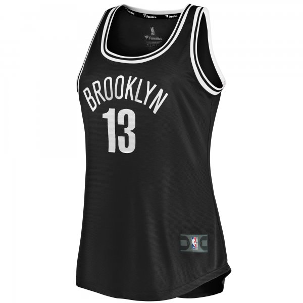 Women's Brooklyn Nets James Harden Fanatics Black Fast Break Tank Jersey - Icon Edition