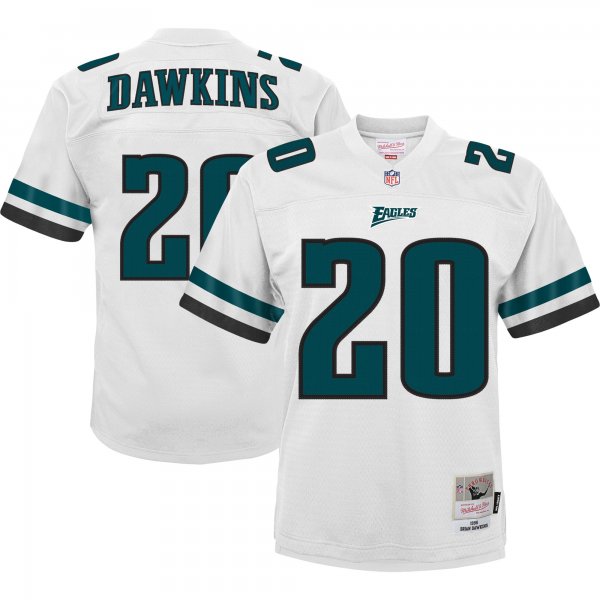 Youth Philadelphia Eagles Brian Dawkins Mitchell & Ness White 2004 Retired Player Legacy Jersey