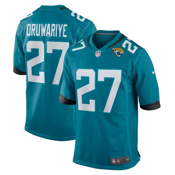 Men's Jacksonville Jaguars Amani Oruwariye Nike  Teal  Game Jersey