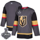 Adidas Golden Vegas Golden Knights Blank Grey Home 2018 Stanley Cup Final Stitched NHL Jersey