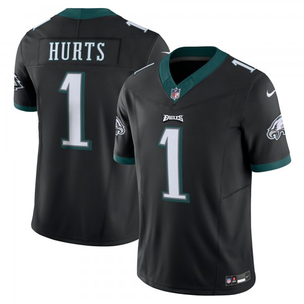 Men's Philadelphia Eagles Jalen Hurts Nike Black Vapor F.U.S.E. Limited Jersey