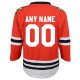 Youth Chicago Blackhawks Red Replica Custom Jersey