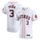 Men's Houston Astros Jeremy Pe?a Nike White Home Elite Player Jersey