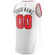 Men's Chicago Bulls Fanatics White Fast Break Custom Replica Jersey - Association Edition