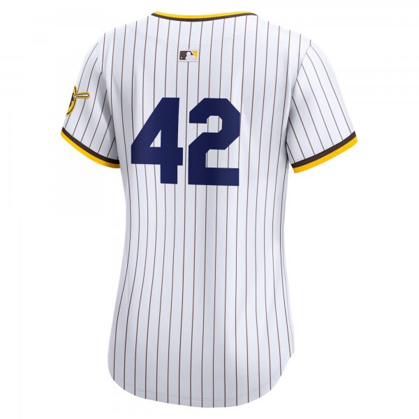 Women's San Diego Padres  Nike White 2024 Jackie Robinson Day Home Limited Jersey