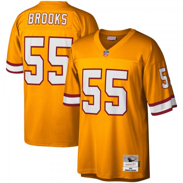 Youth Tampa Bay Buccaneers Derrick Brooks Mitchell & Ness Orange 1995 Retired Player Legacy Jersey