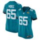 Women's Jacksonville Jaguars Mitch Morse Nike  Teal Team Game Jersey