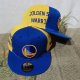 Golden State Warriors's blue and yellow cap