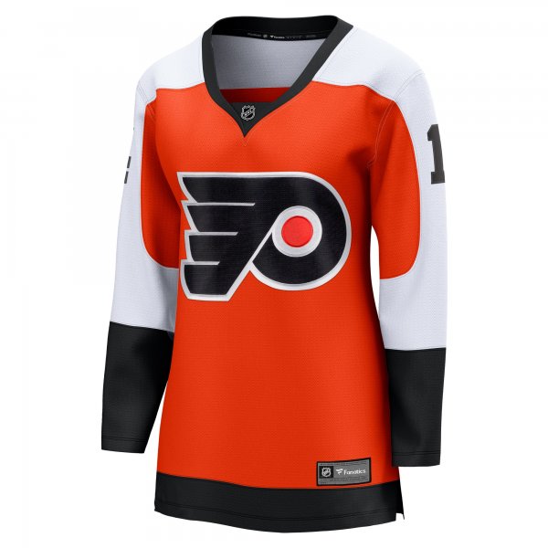 Women's Philadelphia Flyers Sean Couturier Fanatics Orange Home Breakaway Player Jersey