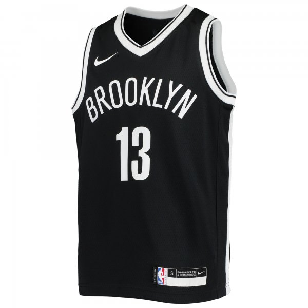 Youth Brooklyn Nets James Harden Nike Black Swingman Jersey - Icon Edition