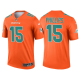 Men's Miami Dolphins #15 Jaelan Phillips Orange 2021 Limited NFL Jersey