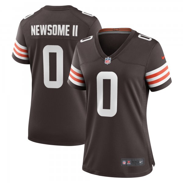 Women's Cleveland Browns Greg Newsome II Nike Brown Team Game Jersey