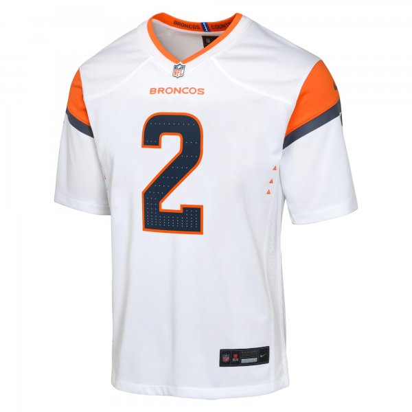 Youth Denver Broncos Patrick Surtain II Nike White Game Jersey