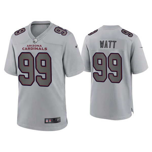 Men's Arizona Cardinals J.J. Watt Gray Atmosphere Fashion Game Jersey