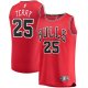 Men's Chicago Bulls Dalen Terry Fanatics Red Fast Break Replica Player Jersey - Icon Edition