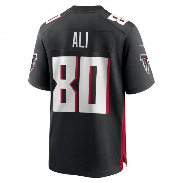 Men's Atlanta Falcons Josh Ali Nike  Black Team Game Jersey