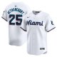 Men's Miami Marlins Christian Bethancourt Nike White Home Limited Player Jersey