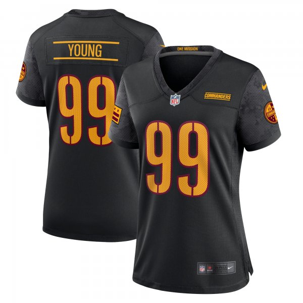 Women's Washington Commanders Chase Young Nike Black Player Jersey