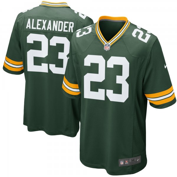 Men's Green Bay Packers Jaire Alexander Nike Green Game Player Jersey