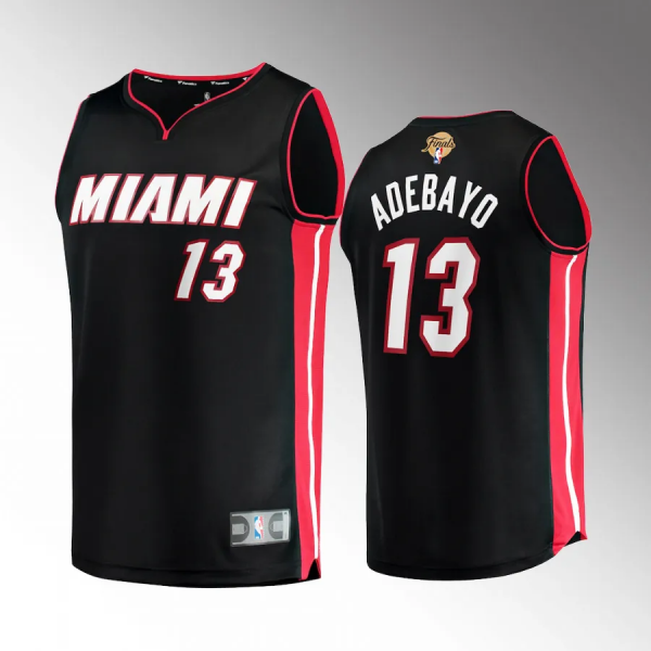 Bam Adebayo Men's Miami Heat 2023 NBA Finals Black #13 Fastbreak Player Jersey