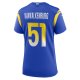 Women's Los Angeles Rams Zach VanValkenburg Nike Royal Team Game Jersey