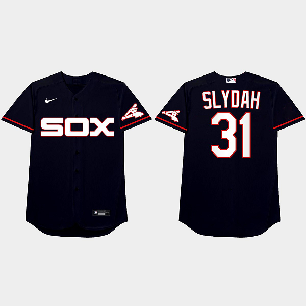 Liam Hendriks 2021 Players Weekend Slydah Nickname Navy Men's Jersey