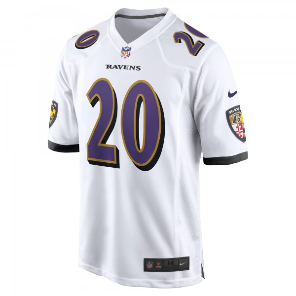 Men's Baltimore Ravens Ed Reed Nike White Retired Player Game Jersey