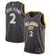 Oklahoma City Thunder #2 Shai Gilgeous-Alexander Charcoal NBA Swingman City Edition 2019/20 Jersey