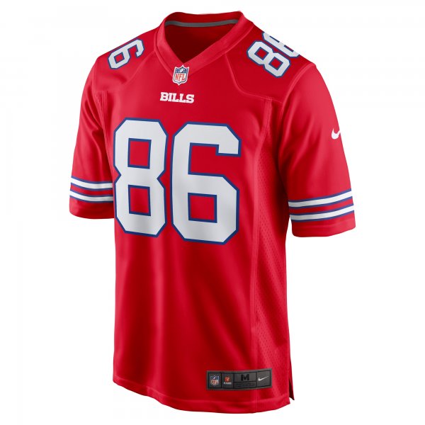 Men's Buffalo Bills Dalton Kincaid Nike Red Alternate Game Jersey