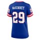 Women's New York Giants Xavier McKinney Nike Royal Classic Player Game Jersey