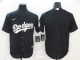 Men's Los Angeles Dodgers Blank Black Stitched MLB Cool Base Nike Jersey