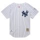 Men's New York Yankees Derek Jeter Mitchell & Ness White 2014 Cooperstown Collection Throwback Jersey