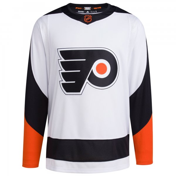 Men's Philadelphia Flyers adidas White Reverse Retro 2.0 Blank Jersey