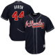 Atlanta Braves #44 Hank Aaron Navy Blue Cool Base Stitched Youth MLB Jersey