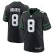 Men's New York Jets Aaron Rodgers Nike Legacy Black Alternate Game Jersey