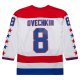 Men's Washington Capitals Alexander Ovechkin Mitchell & Ness White  2012/13 Alternate Captain Blue Line Player Jersey