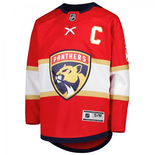 Youth Florida Panthers Aleksander Barkov Red Home Premier Player Jersey