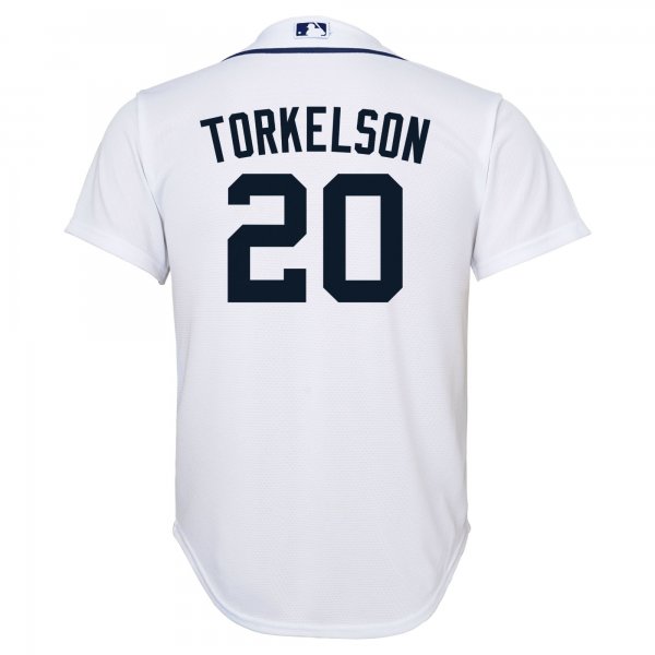 Youth Detroit Tigers Spencer Torkelson Nike White Home Replica Player Jersey