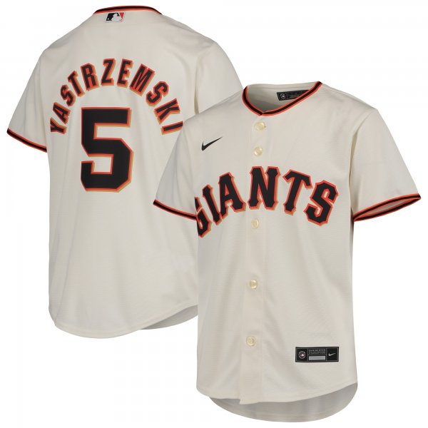 Youth San Francisco Giants Mike Yastrzemski Nike Cream Alternate Replica Player Jersey