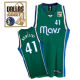 Men's Dallas Mavericks 2011 Champion Patch #41 Dirk Nowitzki Green Stitched NBA Jersey